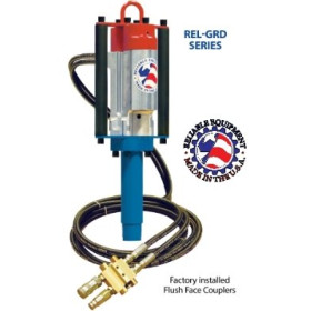 Reliable Equipment REL-GRD-3/4 Hydraulic Ground Rod Driver (Includes Hose Whips and Couplers)