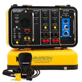 AMRON 2825A-12 Two-Diver Portable Helium Speech Unscrambler with Outdoor AC Power Module and Intl. Locking Power Cord