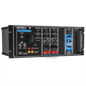 Amron 2825R-02 Two-Diver Rack Mount Communicator with DSP3 Helium Speech Unscrambler