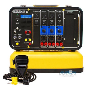 Amron 2830A-08 Three-Diver Portable with Inhalation Noise Reduction, Outdoor AC Power Module and International Locking Power Cord