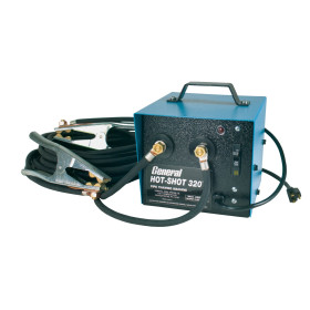 General Pipe Cleaners HS-320 Hot-Shot Electric Pipe Thawing Machine with Two 20 ft. #2 Cables & Clamps