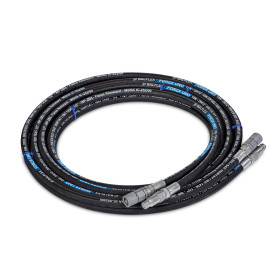 DOA 25' Paired Hydraulic Hoses 1/2" ID W/ Flush-Face Fittings
