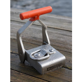 Blumags Compact BM100S Underwater Stainless Steel Magnet W/ Carry Case (220 lbs Holding Force)