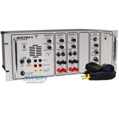 AMCOM II 2825R-02 Two-Diver Rack Mount Communicator with DSP3 Helium Speech Unscrambler