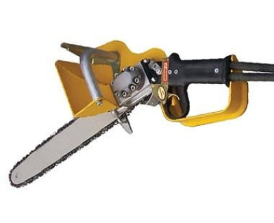 CS Unitec Hydraulic Chain Saw with Brake, Pistol grip, 12" bar, up to 6HP