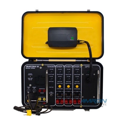 AMCOM III 2830A-13 Three-Diver Portable with 28B Wireless Tender Kit, Outdoor AC Power Module and International Locking Power Cord