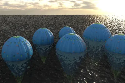 Joint Zone CPB-22000 Closed Bottom Parachute (Lifts 22050 lbs)