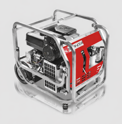 Joint Zone K0063 Manta Hydraulic Power Unit + Generator (8 gpm) w/ 50' Hose Set