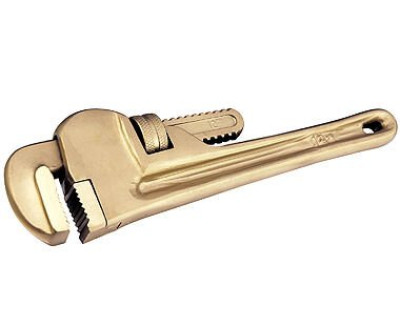 CS Unitec Non-Sparking Ex502-18A 2 3/8" Pipe Wrench, American Type AlBr