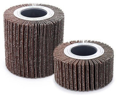 CS Unitec PTX Flap Wheel – with radial abrasive cloth flaps - 4"  x  2", 180 grit