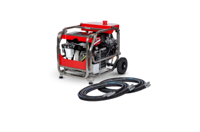 Joint Zone K0127 Raptor Dual Hydraulic Power Unit 18hp Vanguard (2 @ 5 GPM or 1 @ 10 GPM) w/ 50' Hose