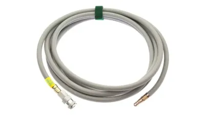 Sava 611190 Grey inflation hose, 33 ft, Nytrile with Safety couplers (12 Bar/174 PSI) 