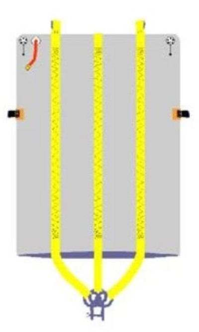 Carter CB-12000 Open Bottom Lift Bags (Lifts 12000 lbs)