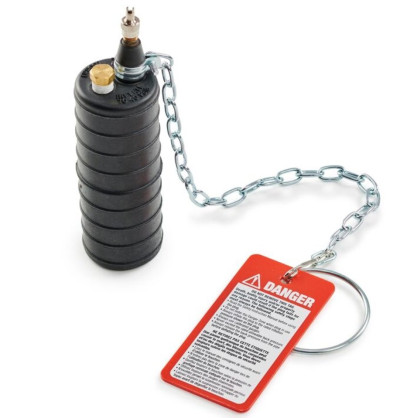 Cherne 262010 2" Test Ball with 1/8" Bypass