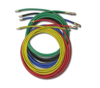 Sava 77680S32 Green inflation hose, 32 ft, Nytrile with SAE couplers