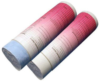 CS Unitec WHITE and BLUE Mini Pastes cardboard dispenser, holds approx. 23 oz., approx. 120g.