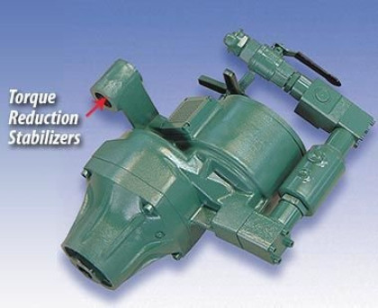 CS Unitec Air Drive Unit, 1-1/8"F sq. dr., 1970 stall torque, 20 RPM load speed, 5 HP, Wt: 82 lbs.