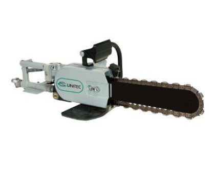CS Unitec 11hp 15" Pneumatic PowerGrit Chain Saw for Ductile Pipe, and cast iron