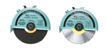 CS Unitec 18" Premium Diamond Wet or Dry Saw Blades For Pneumatic Cutoff Saws (1" Arbor)