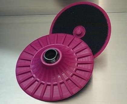 CS Unitec Special FIX Backing Pad with Centering Pin without Foam – 6" dia. X 5/8"-11 arbor