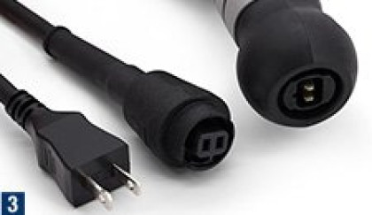 CS Unitec QUICK-LOCK Power Cord, 13 ft. (included with VARILEX® WSF 1600 basic machine)
