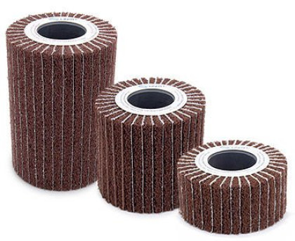 CS Unitec PTX Interleaf (Combi) Wheel – made of hard-textured, aggressive nylon web impregnated with silicone carbide – 4" x 4-1/4", 60 grit