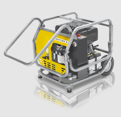 DOA K0474 Raptor D Hydraulic Diesel Power Unit 10.5HP Kohler (5-8 gpm) w/ 50' Hose Set