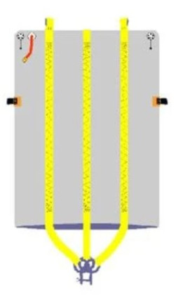 Carter CB-12000 Open Bottom Lift Bags (Lifts 12000 lbs)