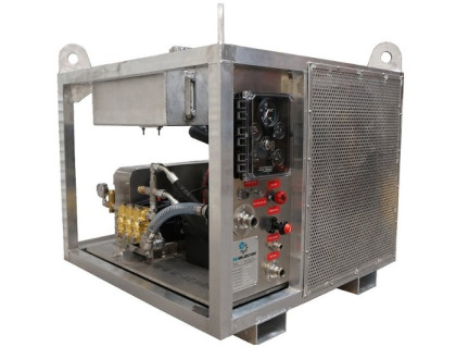 CaviBlaster 2022-D Alum Skid w/Fork-lift Slots