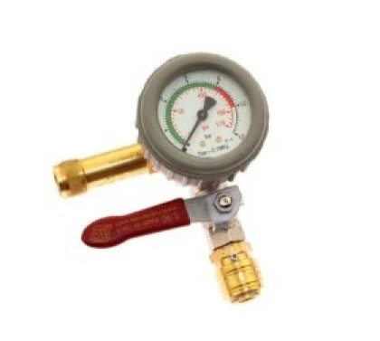 Sava 76681 Ball Valve Hand-held Single Fitting Inflation Controller (8 Bar/116 PSI)