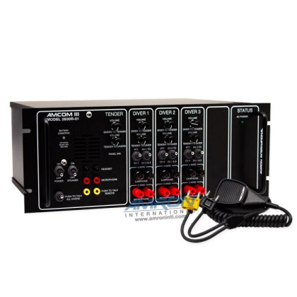 Amron 2830R-01 Three-Diver Rack Mount Communicator