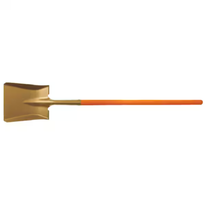 CS Unitec Non-Sparking Ex1005-270A Square Point Shovel with a Straight Nupla Handle AlBr