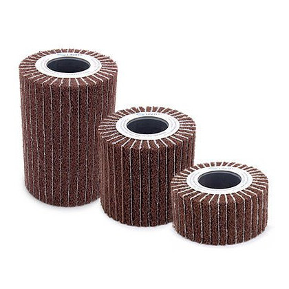 CS Unitec PTX Interleaf (Combi) Wheel – made of hard-textured, aggressive nylon web impregnated with silicone carbide – 4" x 2", 60 grit