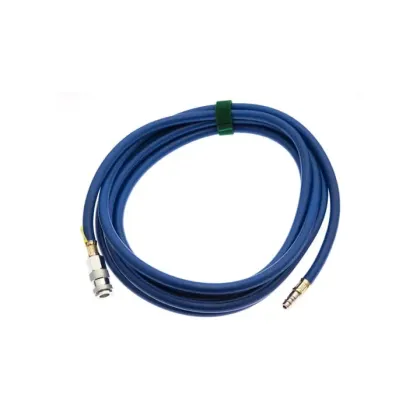 Sava 611189 Blue inflation hose, 16 ft, Nytrile with Safety couplers (12 Bar/174 PSI)