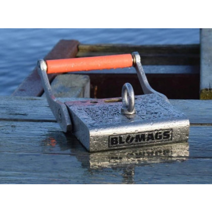 Blumags Pro BM500S underwater Stainless Steel Magnet W/ Carry Case (1100 lbs Holding Force)