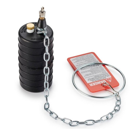 Cherne 262038 2.5" Test Ball with 1/8" Bypass