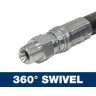 CS Unitec 12HW-HYD 6' Air Hose Whip w/ Chicago Coupler