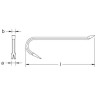 CS Unitec Non-Sparking EX1303-600B Crow Bar CuBe