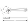 CS Unitec Non-Sparking Ex501-12A Adjustable End Wrench AlBr