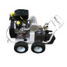 CaviBlaster 1725-G Cart Mount, 2 wheels