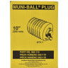 Cherne 262110 10" Test Ball with 3" Bypass