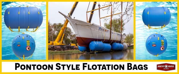 Salvage Pontoons for Shallow Water Lifting and Vessel Recovery