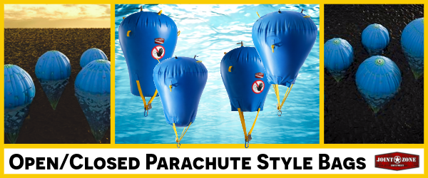 Open vs Closed Parachute Lift Bags for Underwater Lifting and Salvage Operations
