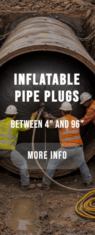 Inflatable pipe plugs